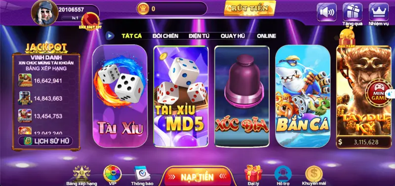 Các thể loại cá cược của 68 game bài rất đa dạng